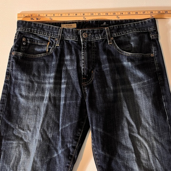 AG Adriano Goldschmied Protege Straight Leg Dark Was Jeans 36 - Picture 2 of 10